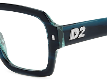 Men Premium Dsquared2 Eyeglasses: D2 0148 - Teal - SpecSMART Eye Clinic (Zoom View)